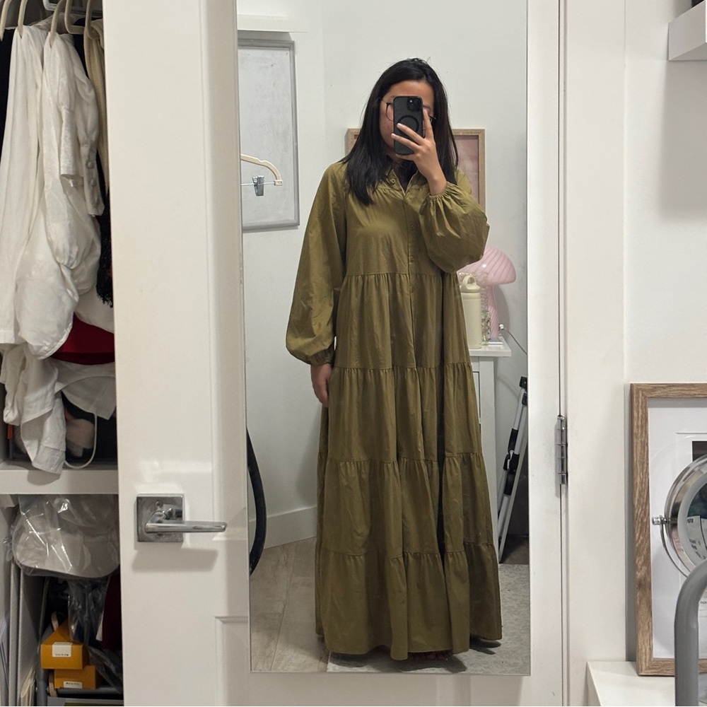 Madison Olive Maxi Dress